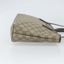 GUCCI GG Supreme Tote Bag PVC Beige 211138 Auth BA10250-4