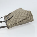 GUCCI GG Supreme Tote Bag PVC Beige 211138 Auth BA10250-5