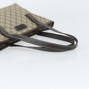 GUCCI GG Supreme Tote Bag PVC Beige 211138 Auth BA10250-7