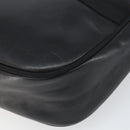 Salvatore Ferragamo Vala Shoulder Bag Leather Black Gold Auth BA10252-9