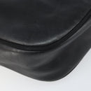 Salvatore Ferragamo Vala Shoulder Bag Leather Black Gold Auth BA10252-15