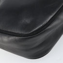 Salvatore Ferragamo Vala Shoulder Bag Leather Black Gold Auth BA10252-16