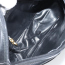 Salvatore Ferragamo Vala Shoulder Bag Leather Black Gold Auth BA10252-11