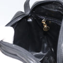 Salvatore Ferragamo Vala Shoulder Bag Leather Black Gold Auth BA10252-19