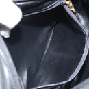 Salvatore Ferragamo Vala Shoulder Bag Leather Black Gold Auth BA10252-21