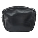 Salvatore Ferragamo Vala Shoulder Bag Leather Black Gold Auth BA10252-2