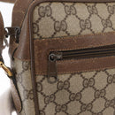 GUCCI GG Supreme Web Sherry Line Bag PVC Beige Red 68 02 005 Auth BA10261-16