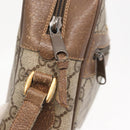 GUCCI GG Supreme Web Sherry Line Bag PVC Beige Red 68 02 005 Auth BA10261-17