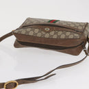 GUCCI GG Supreme Web Sherry Line Bag PVC Beige Red 68 02 005 Auth BA10261-6