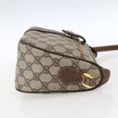 GUCCI GG Supreme Web Sherry Line Bag PVC Beige Red 89 02 032 Auth BA10262-4