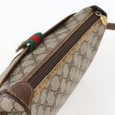 GUCCI GG Supreme Web Sherry Line Bag PVC Beige Red 89 02 032 Auth BA10262-6