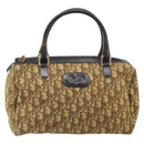 Christian Dior Trotter Canvas Hand Bag Beige Auth BA10263-13