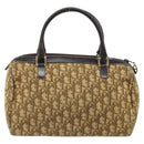 Christian Dior Trotter Canvas Hand Bag Beige Auth BA10263-2