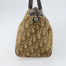 Christian Dior Trotter Canvas Hand Bag Beige Auth BA10263-3