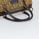 Christian Dior Trotter Canvas Hand Bag Beige Auth BA10263-7