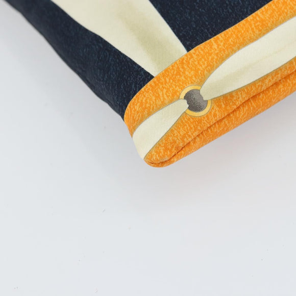 BVLGARI Hand Bag Canvas Navy Auth BA10265
