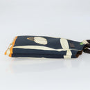 BVLGARI Hand Bag Canvas Navy Auth BA10265-3