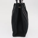 HERMES Fourre Tout PM Hand Bag Canvas Black Silver Auth BA10266-3