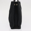 HERMES Fourre Tout PM Hand Bag Canvas Black Silver Auth BA10266-4