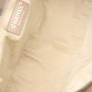 CHANEL New Travel line Hand Bag Nylon Beige Gold CC Auth BA10267-16