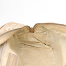 CHANEL New Travel line Hand Bag Nylon Beige Gold CC Auth BA10267-17
