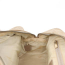 CHANEL New Travel line Hand Bag Nylon Beige Gold CC Auth BA10267-18
