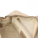 CHANEL New Travel line Hand Bag Nylon Beige Gold CC Auth BA10267-19