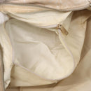 CHANEL New Travel line Hand Bag Nylon Beige Gold CC Auth BA10267-20