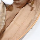 GUCCI GG Supreme Shoulder Bag PVC Beige Gold 001 261 0688 Auth BA1027-10
