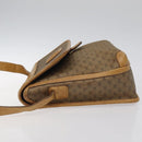 GUCCI GG Supreme Shoulder Bag PVC Beige Gold 001 261 0688 Auth BA1027-4