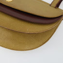 CARTIER Must Line Shoulder Bag Leather Yellow Gold Auth BA10272-9