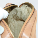 Chloe Shoulder Bag Leather Beige Gold Auth BA10274-16