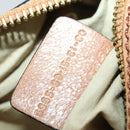 Chloe Shoulder Bag Leather Beige Gold Auth BA10274-18