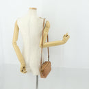 Chloe Shoulder Bag Leather Beige Gold Auth BA10274-19