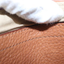 Chloe Shoulder Bag Leather 2way Brown Gold Auth BA10275-18