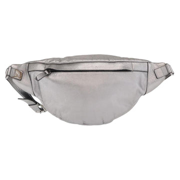 Jimmy Choo Body Bag Leather Silver Auth BA10277 - 0