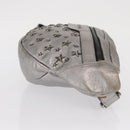 Jimmy Choo Body Bag Leather Silver Auth BA10277-3