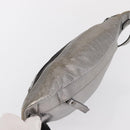 Jimmy Choo Body Bag Leather Silver Auth BA10277-6