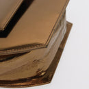 BALLY Shoulder Bag Leather Gold Tone Auth BA10280-9