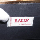 BALLY Shoulder Bag Leather Gold Tone Auth BA10280-17