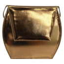 BALLY Shoulder Bag Leather Gold Tone Auth BA10280-13