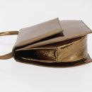 BALLY Shoulder Bag Leather Gold Tone Auth BA10280-4