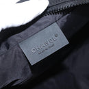 CHANEL Sports Shoes case Nylon Gray Silver CC Auth BA10281-18