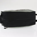 CHANEL Sports Shoes case Nylon Gray Silver CC Auth BA10281-6