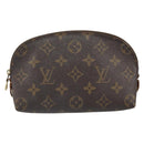 LOUIS VUITTON Monogram Pochette Cosmetic PM Cosmetic Pouch M47515 Auth BA10286-2
