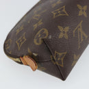 LOUIS VUITTON Monogram Pochette Cosmetic PM Cosmetic Pouch M47515 Auth BA10287-16