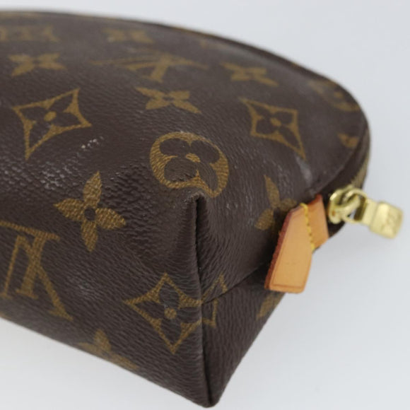 LOUIS VUITTON Monogram Pochette Cosmetic PM Cosmetic Pouch M47515 Auth BA10288