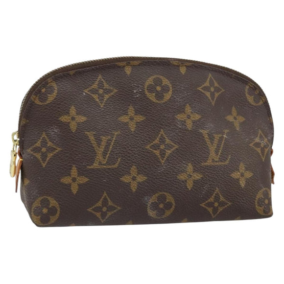 LOUIS VUITTON Monogram Pochette Cosmetic PM Cosmetic Pouch M47515 Auth BA10288