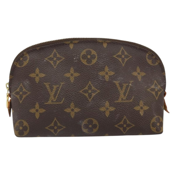 LOUIS VUITTON Monogram Pochette Cosmetic PM Cosmetic Pouch M47515 Auth BA10288