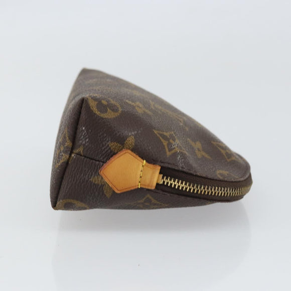 LOUIS VUITTON Monogram Pochette Cosmetic PM Cosmetic Pouch M47515 Auth BA10288